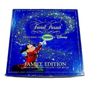 NWOT 1986 Vintage 1986 Trivial Pursuit Magic of Disney Family Edition Game